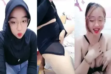 Ukhti Hijab Hitam Live Show Bugil Pamer Bodi Montok poster